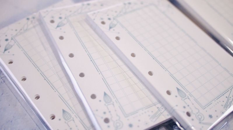 【乙女座会】M6リフィル・新星遊紙ドット・原稿用紙