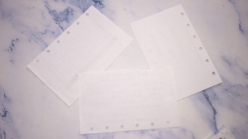 【乙女座会】M6リフィル・新星遊紙ドット・原稿用紙