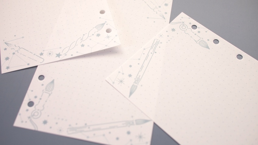 【乙女座会】M6リフィル・新星遊紙ドット・原稿用紙