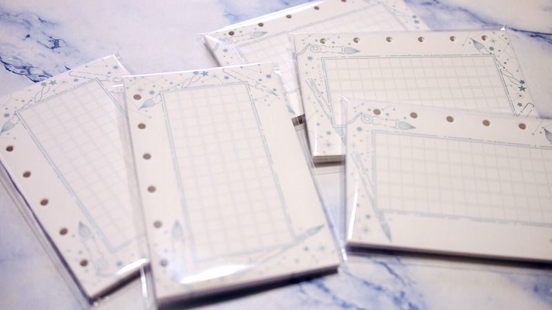 【乙女座会】M6リフィル・新星遊紙ドット・原稿用紙