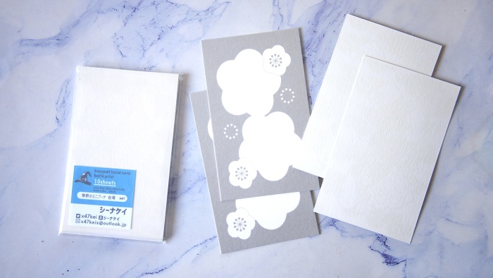 【台湾】ブーケハンドカード・季節の寄り添いミニブーケセット