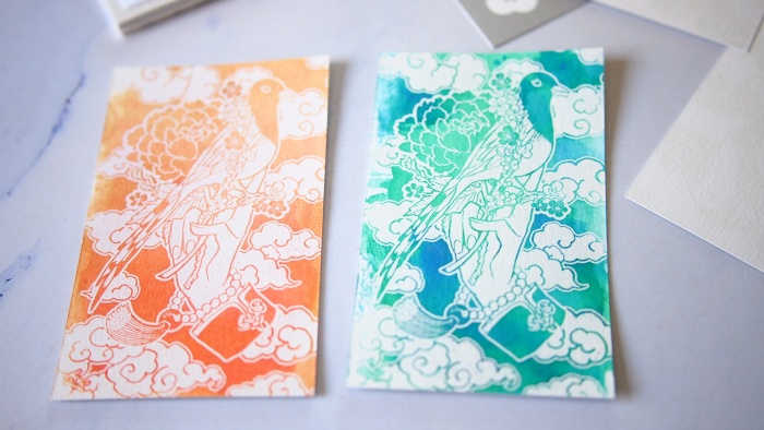 【台湾】ブーケハンドカード・季節の寄り添いミニブーケセット