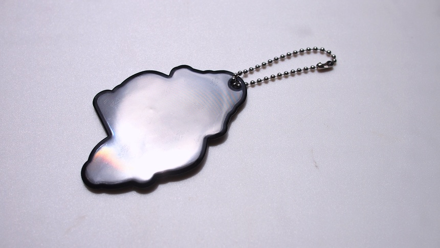 遮光器土偶リフレクターキーホルダー