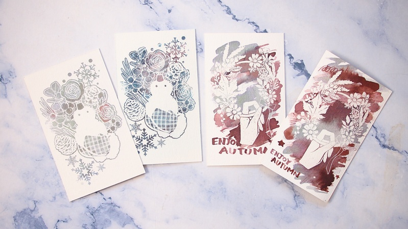 ブーケハンドカード (秋冬シーズン)