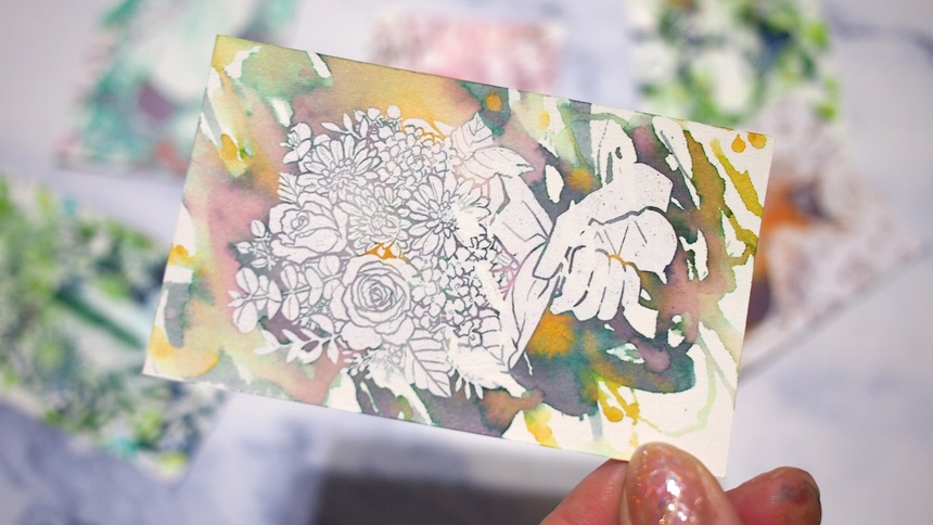 ブーケハンドカード (秋冬シーズン)