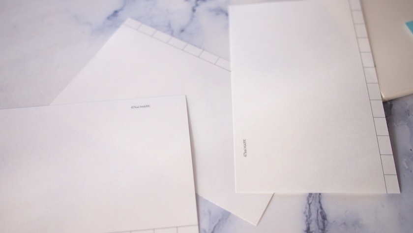 47keiMARK// ミニ6手帳リフィルサイズ(穴あけなし) M6 オベントバコ早弁