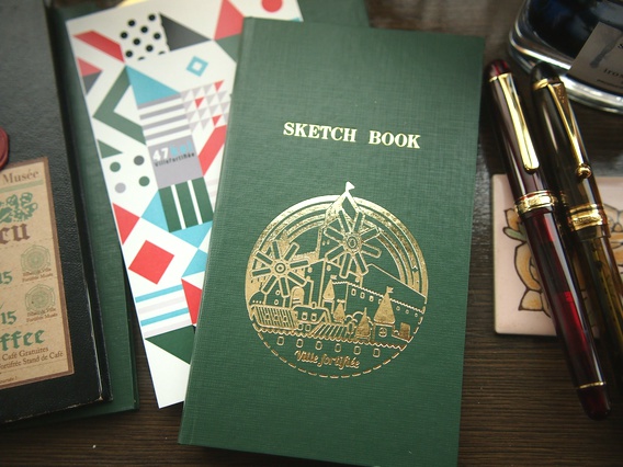 城壁都市野帳 2 (オリジナル箔押し測量野帳)