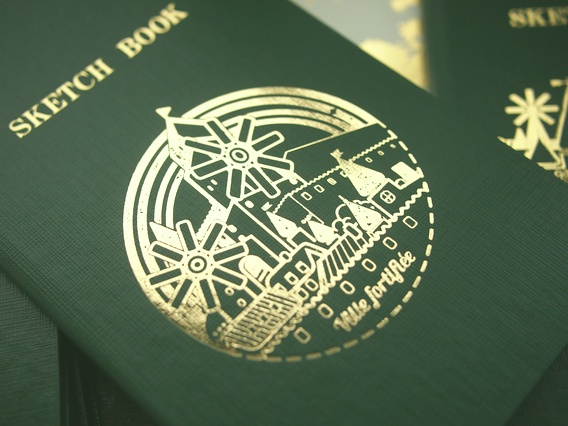 城壁都市野帳 2 (オリジナル箔押し測量野帳)