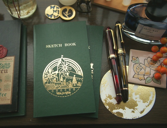 城壁都市野帳 2 (オリジナル箔押し測量野帳)