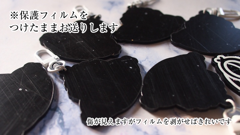 遮光器土偶アクリルキーホルダー