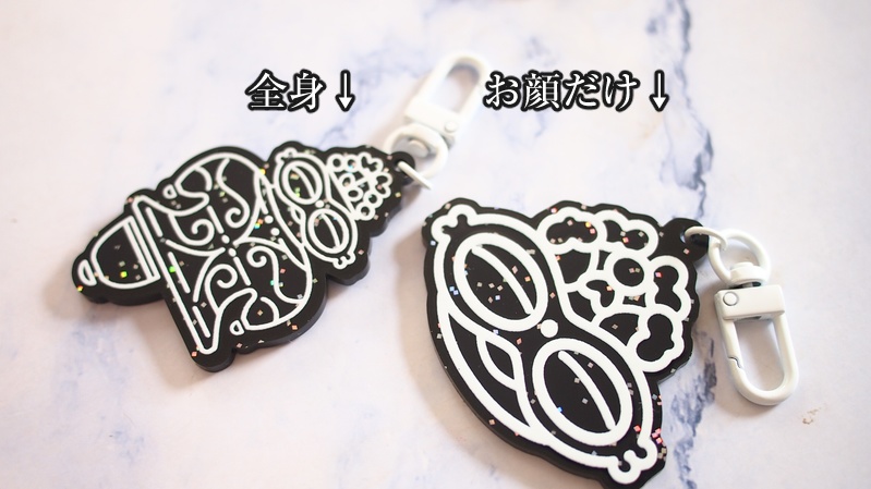 遮光器土偶アクリルキーホルダー