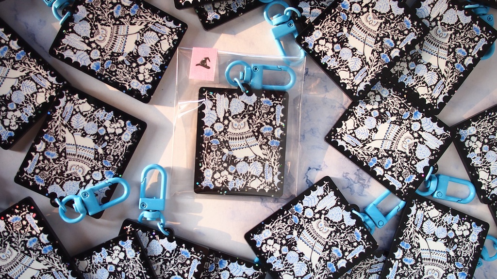 シーナケイ // 2025 AW 切手モチーフ図案アクリルキーホルダー