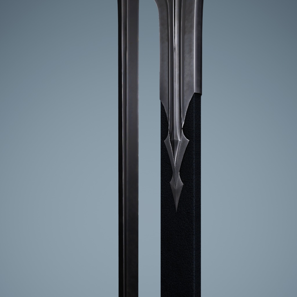 VRChat向けオリジナル3Dモデル「longsword&sheath」