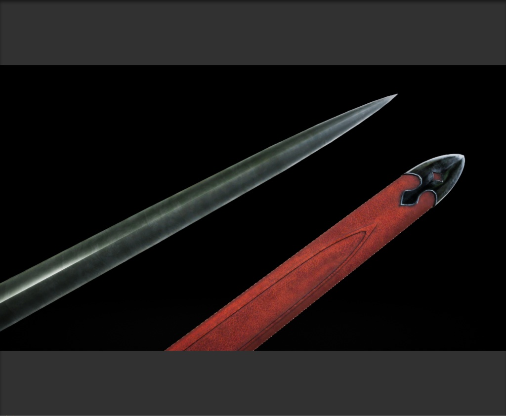 VRChat向けオリジナル3Dモデル「bastard sword」