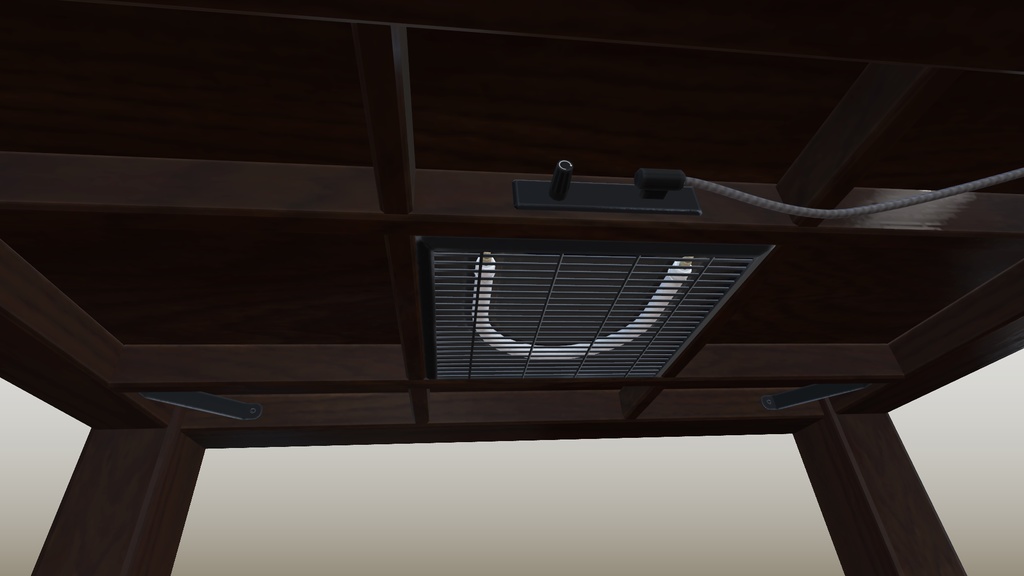 VRChat向けオリジナル3Dモデル「長こたつ」