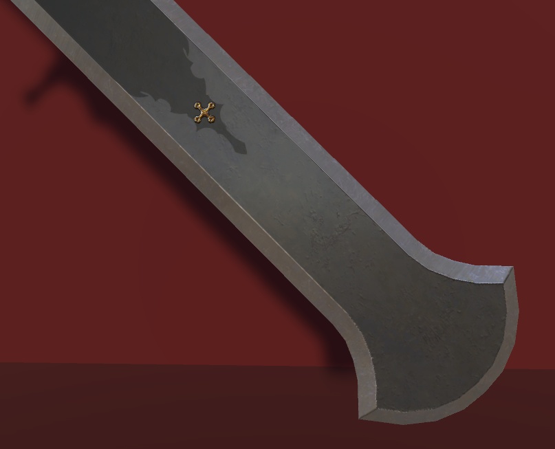 VRChat向けオリジナル3Dモデル「villain greatsword」