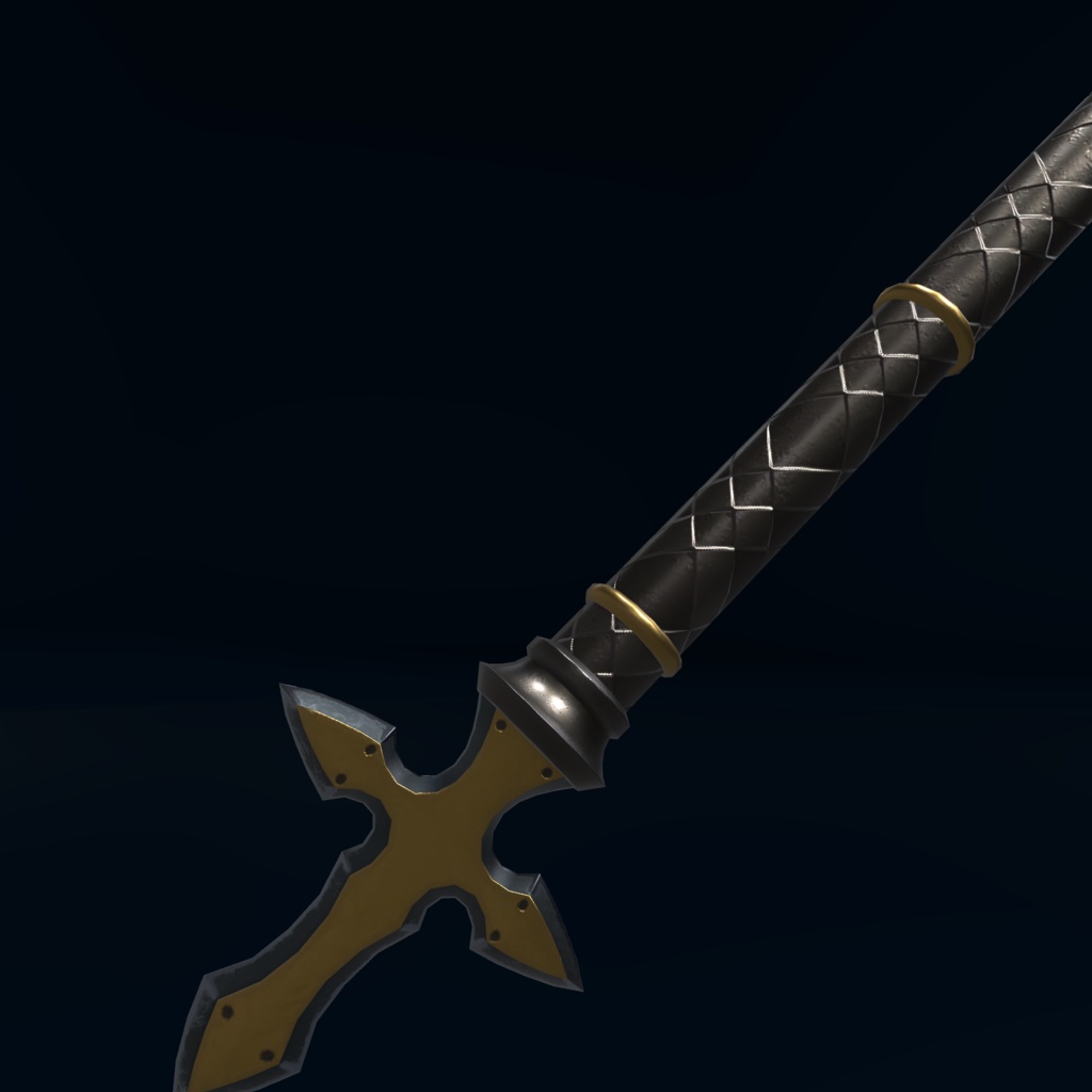 VRChat向けオリジナル3Dモデル「CrossSpear」