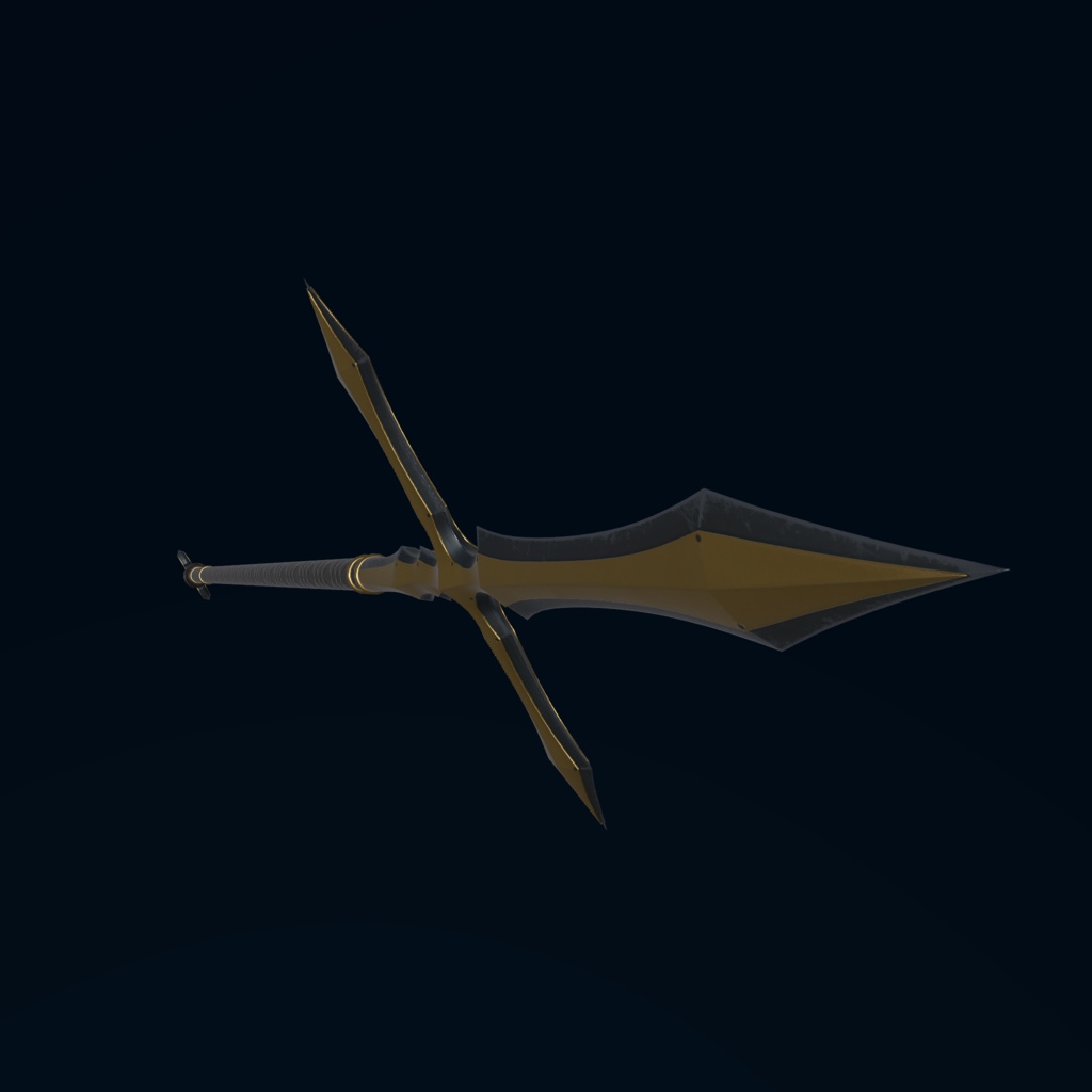 VRChat向けオリジナル3Dモデル「CrossSpear」