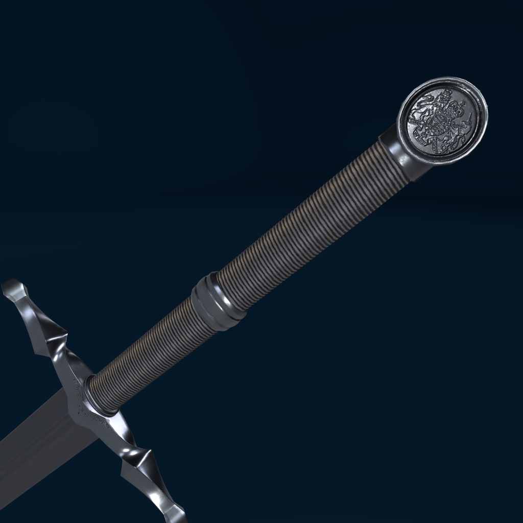 VRChat向けオリジナル3Dモデル「Longsword2」