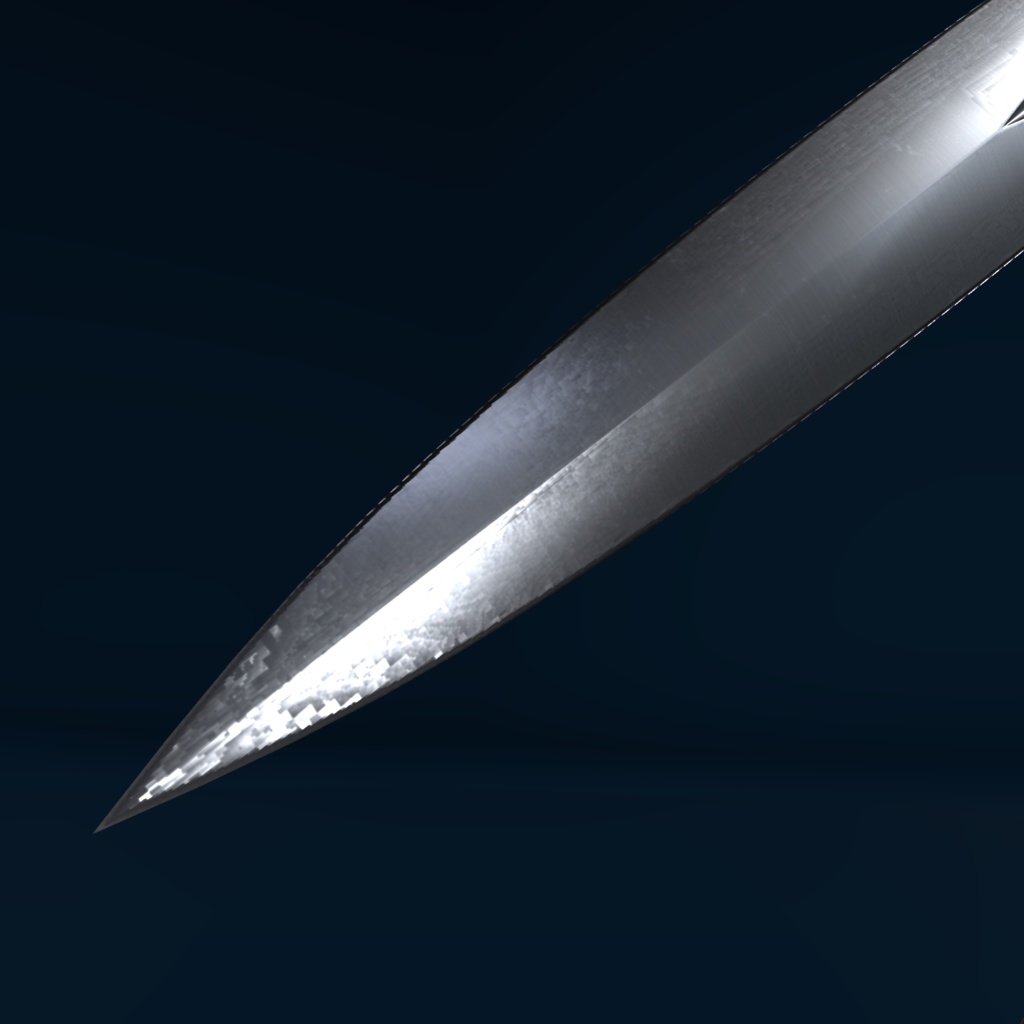 VRChat向けオリジナル3Dモデル「Longsword2」