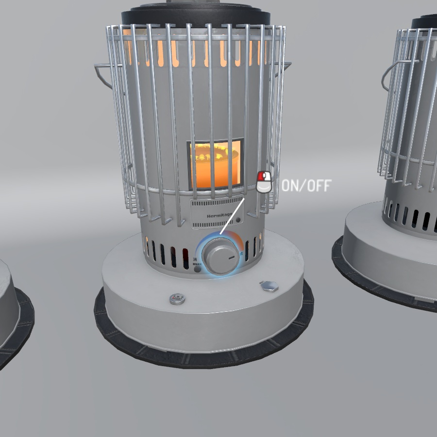 【対応終了】3Dモデル「石油ストーブ」