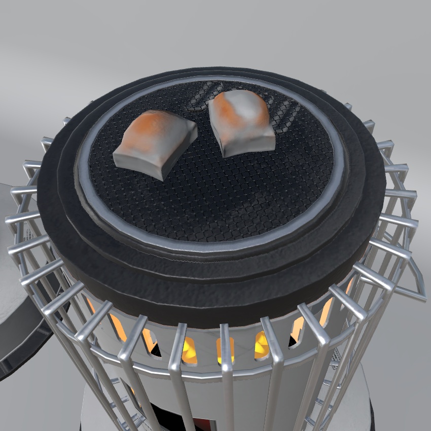 【対応終了】3Dモデル「石油ストーブ」