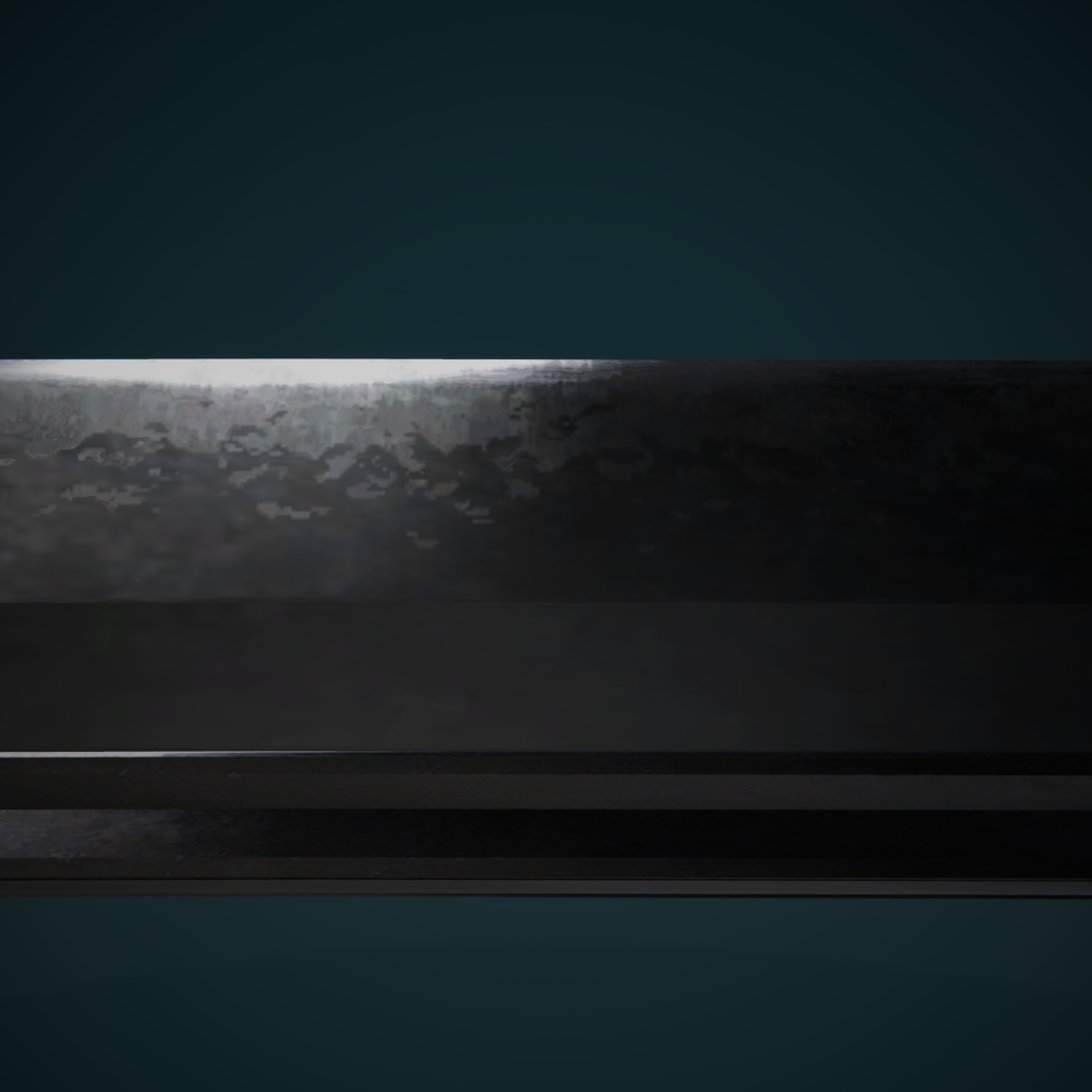 VRChat向けオリジナル3Dモデル「晶化刀」