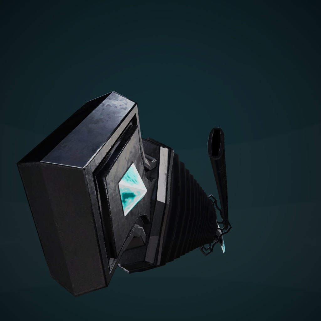 VRChat向けオリジナル3Dモデル「晶化刀」