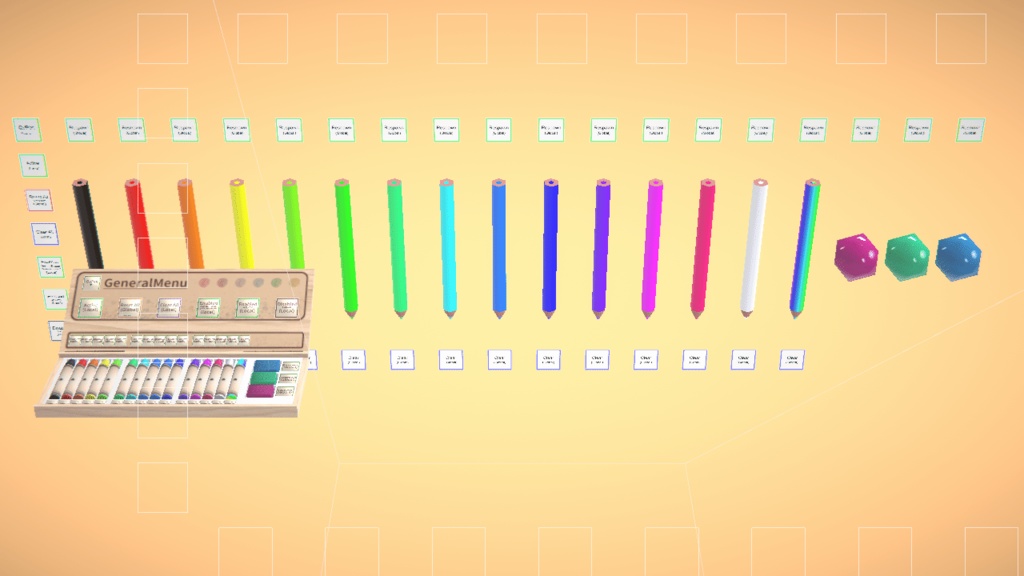 QvPen着せ替え用モデル「CrayonKit」