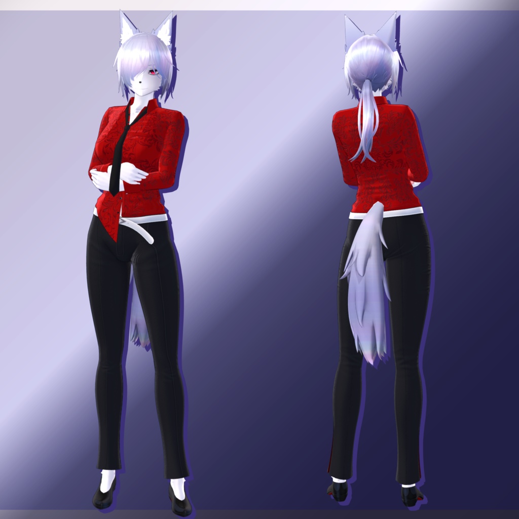 VRChat向けアバター「Wolvaregina(ウルヴァレジーナ)」