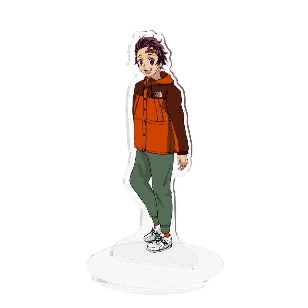 私服コーデ・アクリルフィギュア3種【竈門炭次郎/鬼滅の刃】- 100x100mm