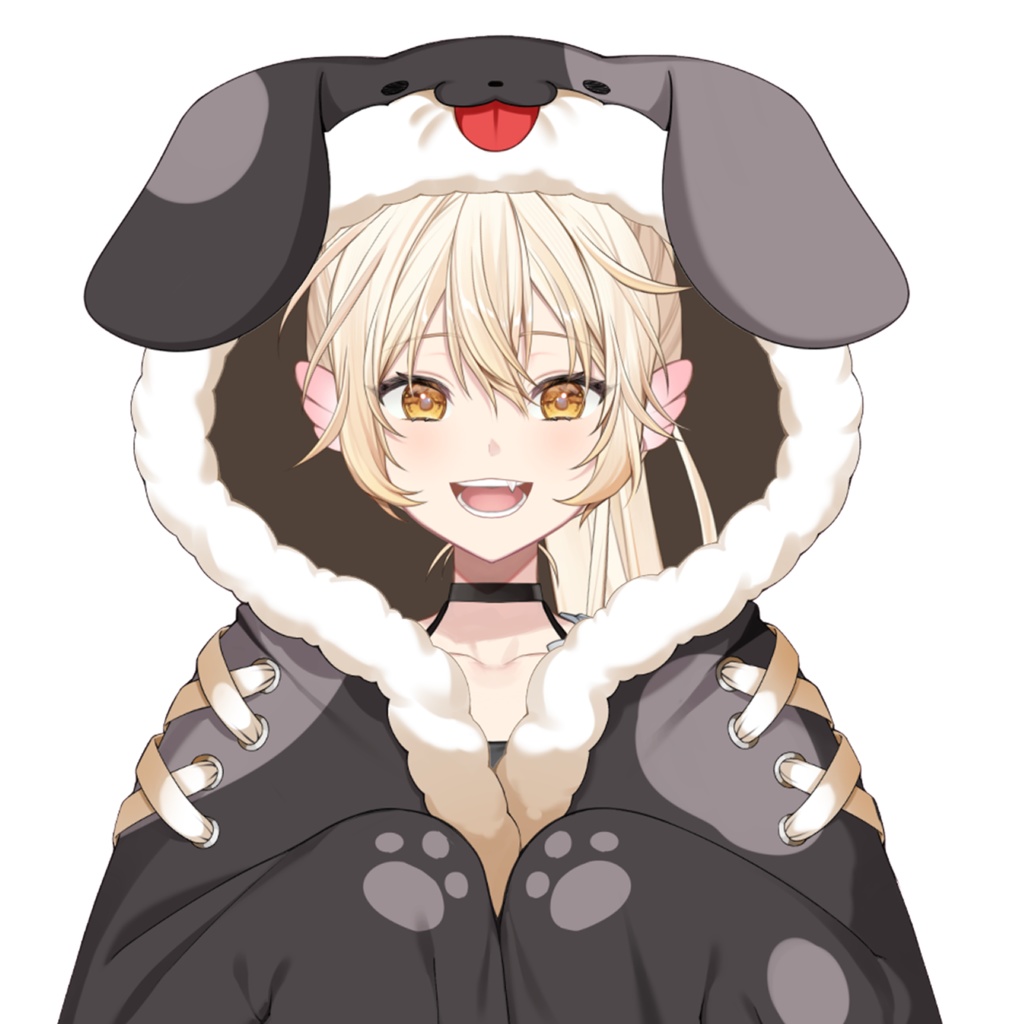 【VTuber用素材】アニマルブランケットセット（猫・犬・アヒル・ウサギ）/[VTUBER ASSETS] Animal Blanket ...