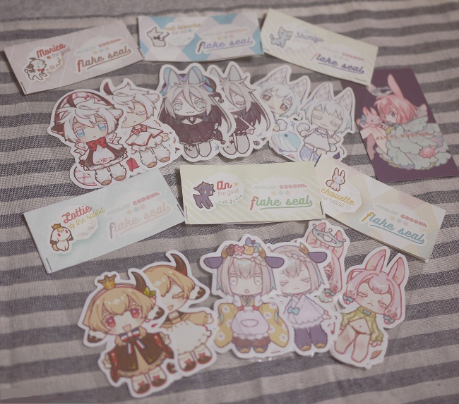 【終了】mimin' corona フレークシール