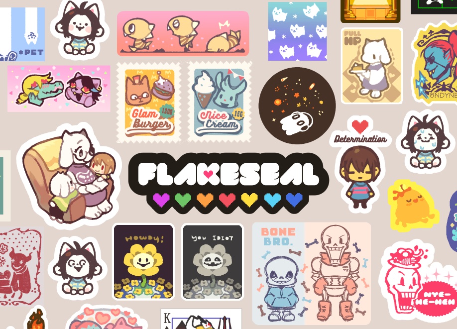 【終了】UT♥フレークシール