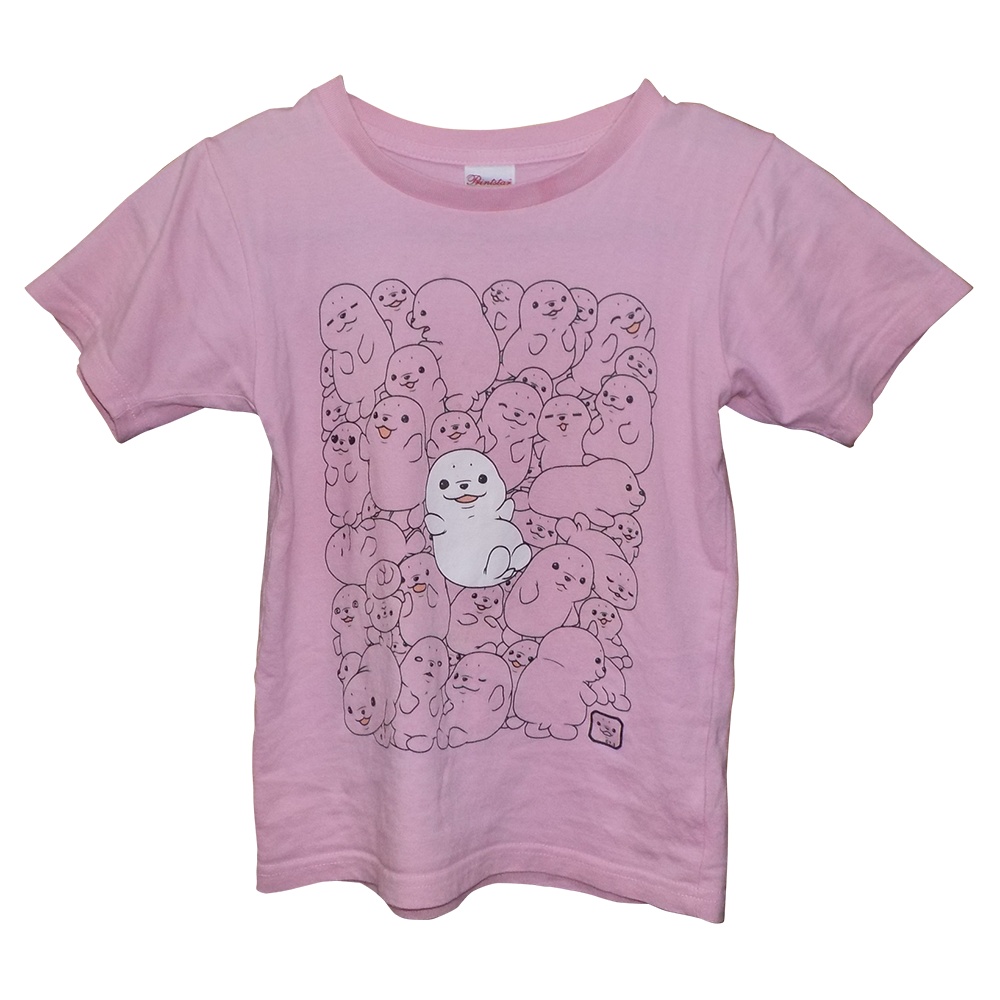 オリジナルアザラシTシャツ（130cm　ピンク）
