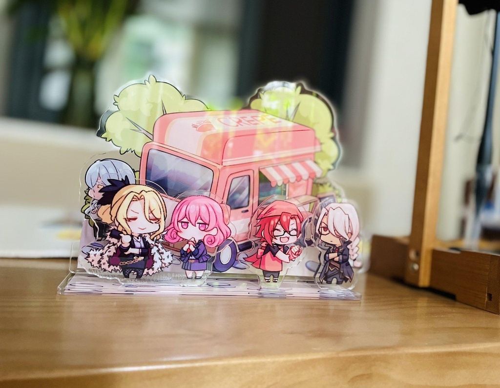 「クレープ屋さん〜七冠のひと休み〜」アクリルスタンド