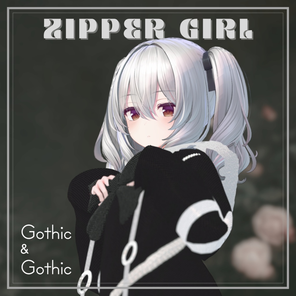 【15アバター対応】Zipper girl(Casual Dress)