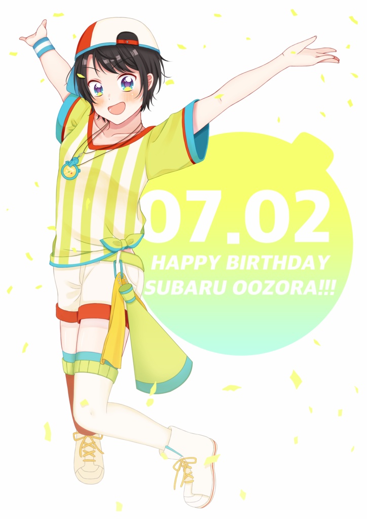 イラスト集 07 02 Happy Birthday Subaru Oozora 星の砂 Booth