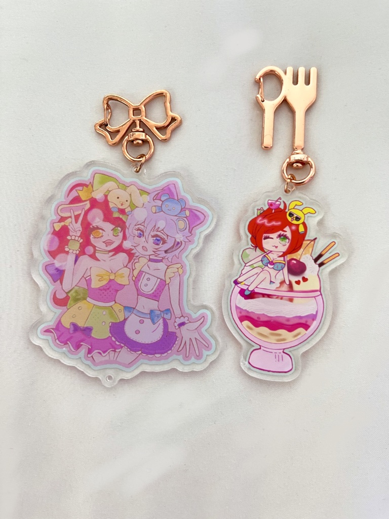 うさぬこ　アクリルキーホルダー
