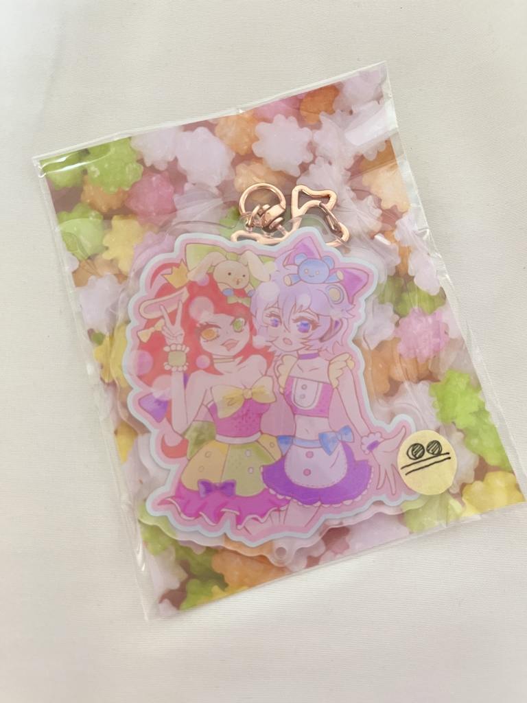 うさぬこ アクリルキーホルダー