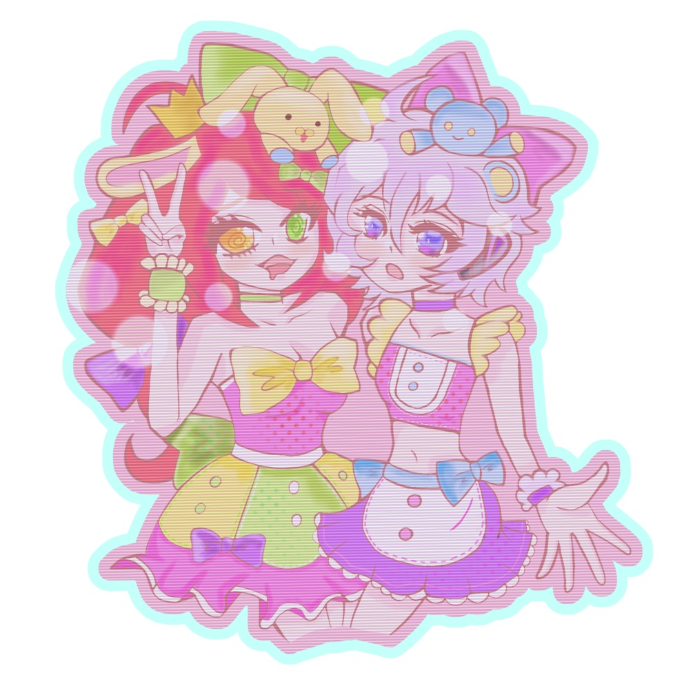 うさぬこ アクリルキーホルダー