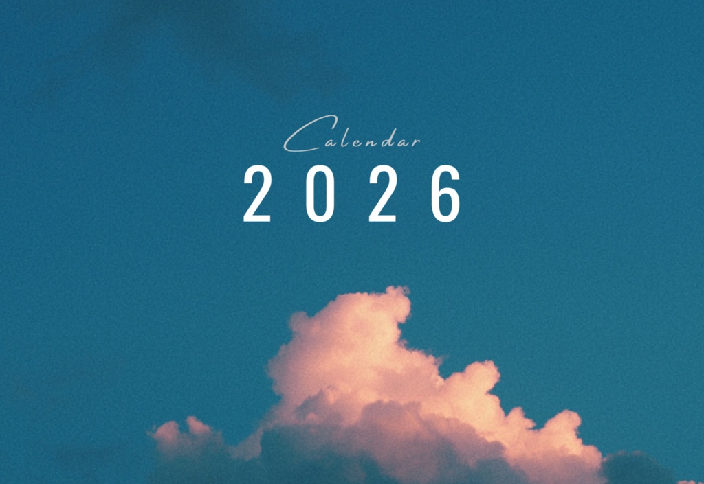 卓上カレンダー 2026