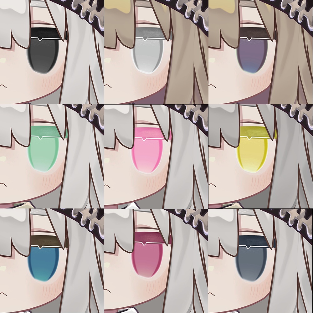 【キプフェル専用】ハイライト無しアイテクスチャ!