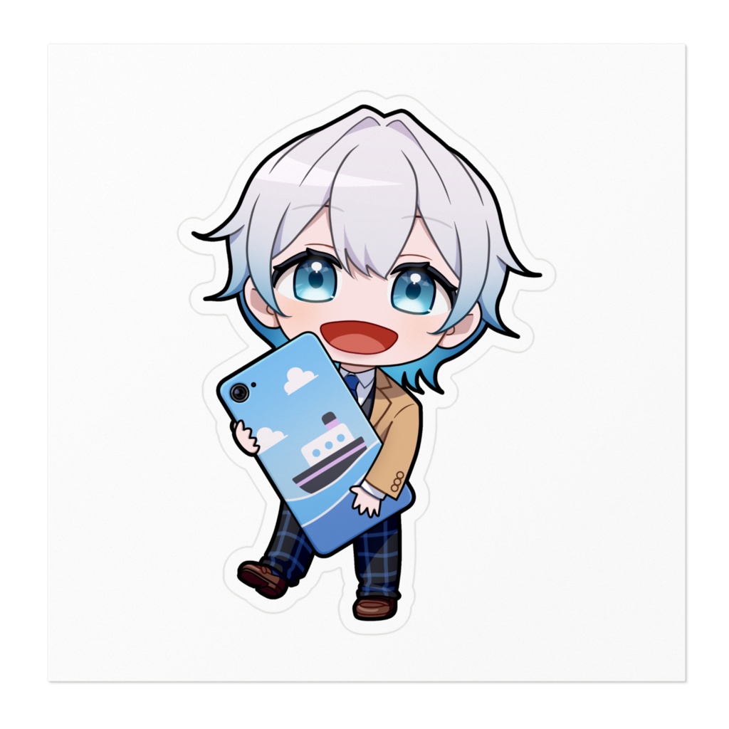 湾内わく ステッカー 学生服衣装ver