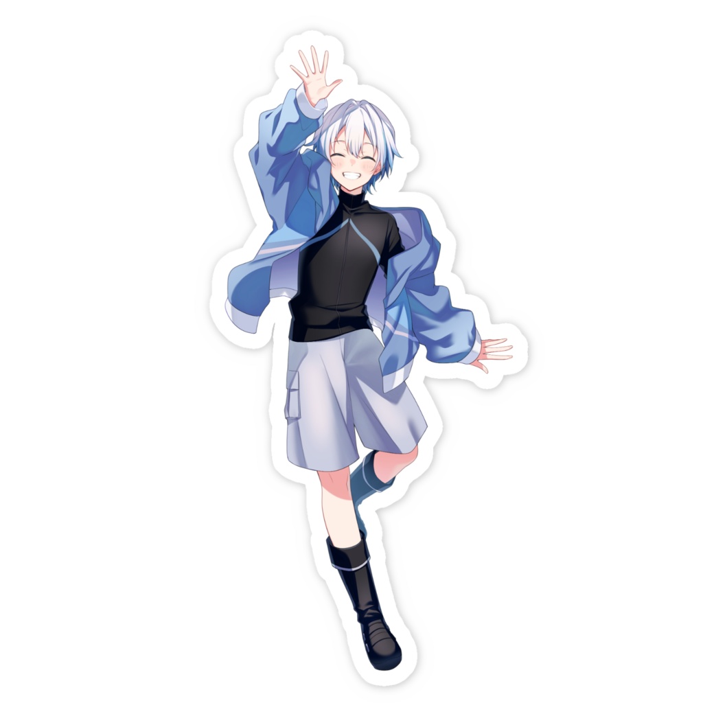 1万人記念 スマホステッカー