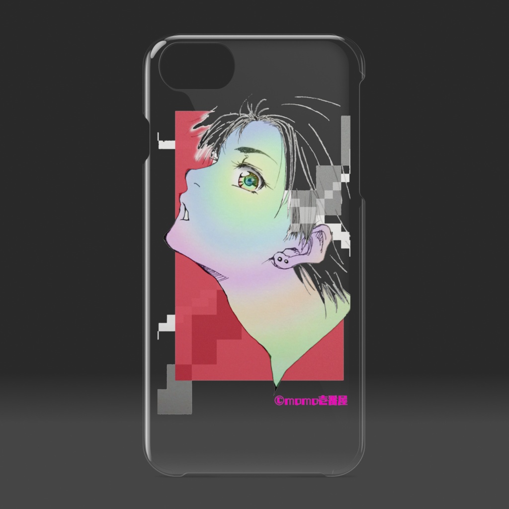 レインボー クリアiPhoneケース