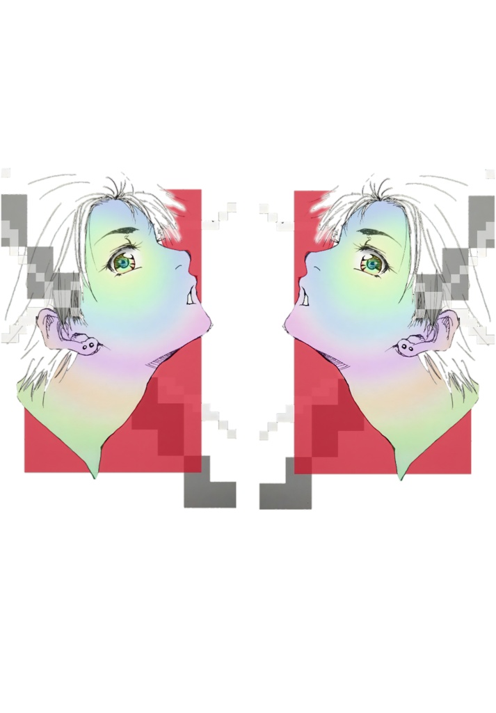 レインボー 手帳型Androidスマホケース