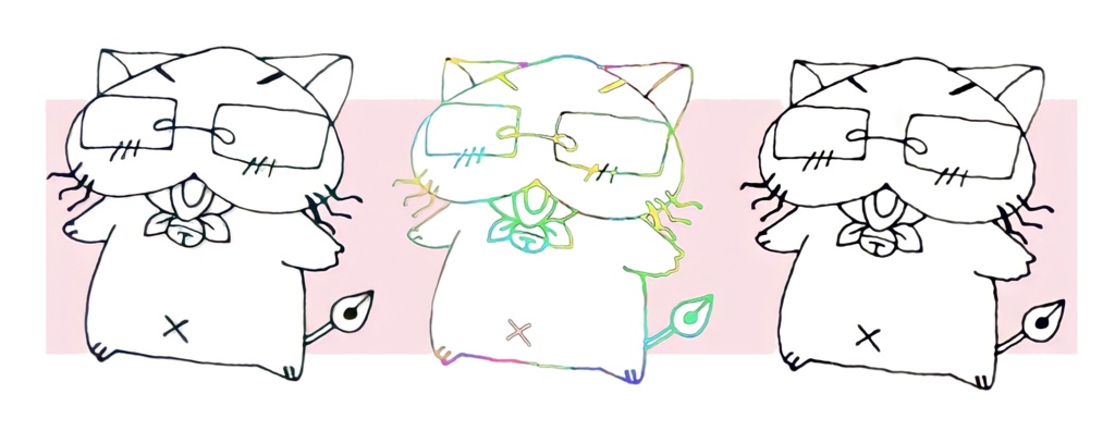 桃猫大和 ちび桃アクキー