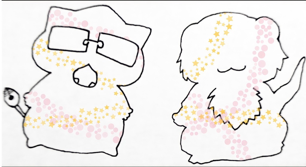 そたとっぷ×桃猫大和 一周年記念シルエットアクキー