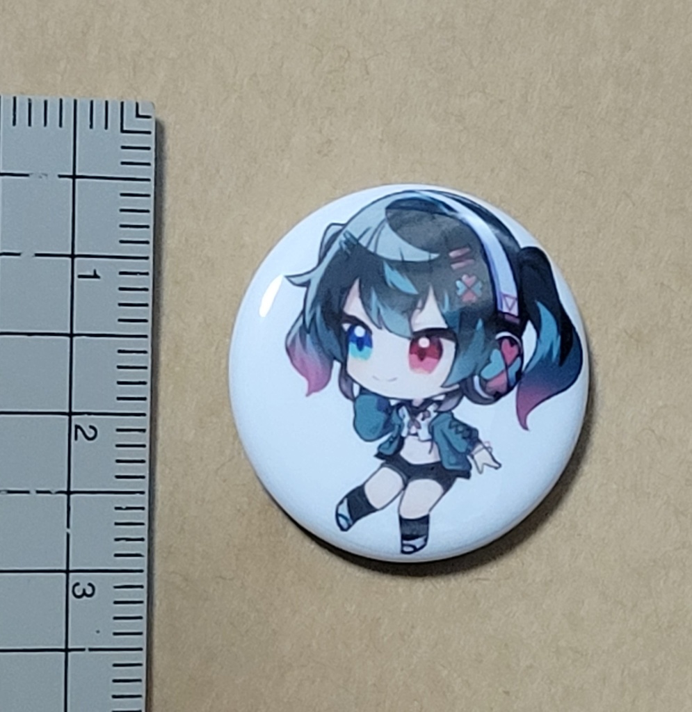 缶バッジ(ヘッドホン)